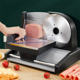 Household Desktop Meat Slicer Lamb and Beef Slicers 0-22mm Bread Ham Meat Cutting Machine 2025 Electric Food Slicer Meat Food