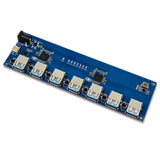 1 PC VL817 USB3.0 3.1 HUB High-speed Hub Module 1 To 7 Port Hub Type-C Interface HUB With Current Backflow Prevention Function