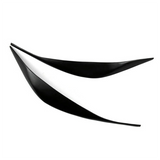 For BMW F34 GT330 GT328 GT300 2016-2019 Car Front Headlight Eyebrow Head Eye Lid Resin Trim Sticker