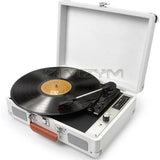 Retro Vinyl Record Electromechanical Turntable  Phonograph  Living Room Decoration  Antique Stereo Home Use Ruby Stylus