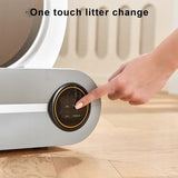 Hot Sale Ultra-Quiet Self-Cleaning Smart Cat Litter Box with Easy Clean APP Control & Dual Safety Sensors