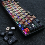 Halloween Theme 150 Keys Keycap Profile Double-Shot Backlight Keycap For Mechanical Keyboard Cap Dye Sub Keycaps