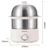 400W Electric Egg Boiler Breakfast Machine Multicooker Food Steamer Automatic Home Kitchen Appliance with Timer 220V