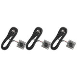 3PCS 100 Degree Camera Module 1MP OV9732 1280X720 USB Free Driver Manual Focus, With 2 Meter Cable For Winxp/7/8/1