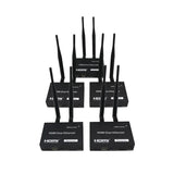 1080P 200M Wireless HDMI Video Audio Transmitter Receiver Extender 1TX 4RX Display Adapter for TV Box Laptop PC To TV Projector