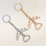 30pcs Airplane Bottle Openers with Keychain