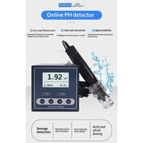 Industrial Online PH Meter PH Controller ORP Sensor Electrode Probe Tester Continuous Measurement Control For Urban Sewage