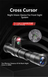 Ponbos A+ 1.54 Inch Infrared Night Vision Sight 8-24X Zoom Digital Monocular Telescope Camera for Hunting with 30MM Objective