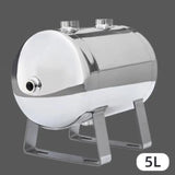 Air compressor pressure box buffer tank, G1/4 interface, 5L 304 stainless steel air tank