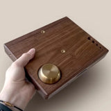Watercolor Palette with Mixing Area Watercolor Paint Palette Box Wooden Acrylic Paint Palette Paint Tray for Watercolor Painting