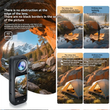 Suitable For Insta360 X5 Lens Protector, Rotating Scratch Resistant Panoramic Motion Camera Lens Film Accessory