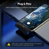 Type C Wireless HDMI Extender Audio Video Transmitter and Receiver Display Adapter for Iphone 15 Phone Laptop PC To TV Projector