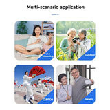 Smart AI Gimbal Auto Face Tracking Tripod For Video Recording Vlog 360 Rotation Follow Focus Vlog With Light