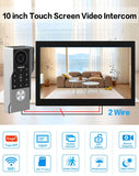 Password 4in1 Unlock HD Wifi Doorbell Video Intercom System For Home Doorphone Tuya Smart 1080P Touch Monitor Security Protect