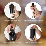 5X Waterless Diffuser For Essential Oil Nebulizer With 3 Mist Modes, 4 Timers, 7-Color LED - Aromatherapy Diffuser