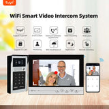 New 9 inch 4in1 Unlock Wifi Doorbell Video Intercom System Video Door Phone Password Camera with Electric Control Door Lock