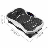 Factory Direct Home Fitness Equipment Full-Body Slimming Vibration Plate Machine Vertical Direction Oscillating Plate Oscillator