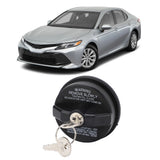 Fuel Tank Cap With Lock Key 77300-47020 10504 Replacement For Toyota Camry Tacoma 4Runner Avalon Locking Gas Fuel Tank Cap