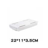Self Stick Pencil Tray Under Desk Drawer Storage Box Hidden Stationery Organizer Stand For Pens Office Home Storage Organizer