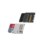 Raspberry Pi microSD Card Slot-Push-Pull TF/SD Card Reader Socket for Memory Storage- Compatible with Raspberry Pi 4/3/Zero
