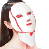 Womens LED Face Mask Physiotherapy Skin Care LED Masks Neck Skin Beauty Equipment Home Use Aesthetic Facial Light Therapy Device