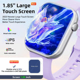 G28 Smartwatch 1.85-inch IPS Touch Screen Bluetooth Calls Voice Assistant Smart Notifications  Multi-Sport Modes Health Monitor