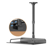Projector Ceiling Mount Tray Camera Projector Support Bracket Installation Stand Wall Mount for Video Conferencing Home Office