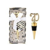 20pcs Bottle Stopper Champagne Wine Cork for 30/40/50//60/70/80th Anniversary Birthday Party Decor