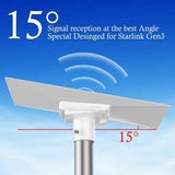 Portable Durable Starlink Pipe Adapter High-impact Weather-Resistant Starlink Pole Mount Universal Starlink Roof Mount