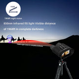 Z80001 58MP IR Night Vision Binoculars Goggles Camera with 600 Meters Range at Night 8X Optical Zoom and Video Recording
