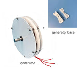 High efficiency 300W small low-speed low resistance disc type ironless three-phase AC permanent magnet generator