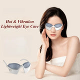 Portable Eye Massage Instrument Rechargeable Eye Massager Heat Compress Eyes Massage Equipment Vibrator Dark Circles Massagers