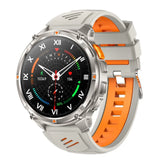 HT33 Smartwatch With Flashlight BT Call Real-time Heart Rate Monitor GPS Track Compass Deep Waterproof Outdoor Sports Smartwatch