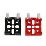 Flat Base Finder Scope Bracket Mount Dovetail Clamp for Astro Telescope Finder Plate Red/Black for Choice
