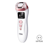 Home Beauty Mini HIFU Machine Ultrasonic RF EMS Facial Lifting Skin Tightening Device Face Chin Neck Eye Anti Wrinkle Massager