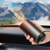 Car Heater Air Cooler Fan 12V 24V 150W Fast Heating Rotatable Defogger Defroster Vehicle Windscreen Demister Fan for Automobile