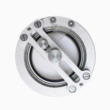 Adjustable cutting tool (19-38 mm) for ostomy bags - stoma base hole cutter