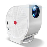 ! TYPE C 4K 400ANSI Mini Projector with WIFI and Bluetooth,BT5.2 4K Movie Video Projector with 270° Rotatable US PLUG