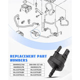For For Fuel Vapor Tank Solenoid Valve 04E906517 For Jetta Passat Lavida A3 Q3 Tiguan L Golf New Polo