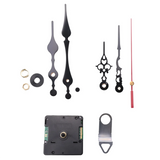 Radio Controlled Silent DIY Clock Movement Mechanism Kit Germany DCF Signal Mode with 2 Sets Hands Repair Replacement