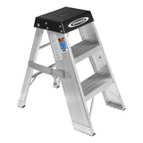 2025 Ladder Aluminum Alloy Thickened Folding Ladder Stool Flower Stand RV Ladder SSA02 SSA03007