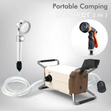 Car Wash Vegetable Watering Flowers Multifunctional Outdoor Pump RV Camping Water Pump with Pressure Switch and Night Lights