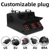 SHTX Ship Quickly LED Smoke Bubble Machine for Party Wedding Bubbles with Smoke Stage Lights Dj Disco Bubble and Fog Machines