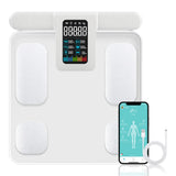 Eight-Electrode 180KG Smart BodyScale with Touch Control and USB Power for Connectivity LCD Display