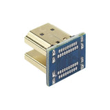 Raspberry Pi 4B/3B+ HDMI 1.4 Adapter - Male to Male Bidirectional Converter for Monitors/Projectors