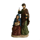 New Nativity Figurine Holy Family Sculpture Resins Christmas Decors For Desk Shelf