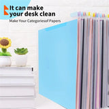 E-Easy To Use-Scrapbook Paper Storage Organizer 12X12inch Clear Storage Organizer With Adhesive Index Tabs For Scrapbook Paper V