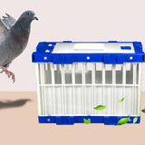 New Spliceable Plastic Bird Cage for Outdoor Training Portable Aviary for Pigeons Parrots Double Door Design