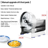 Stainless Steel Manual Slicer Lemon Cutter Potato Garlic Slicer Shredding Machine Commercial Fruit Vegetables Cutting Device