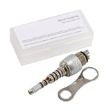 Professional CO-XO(YUSENDENT) Acoples Para Turbina Lab Multifles Lux Con Luz LED 6 Orificios